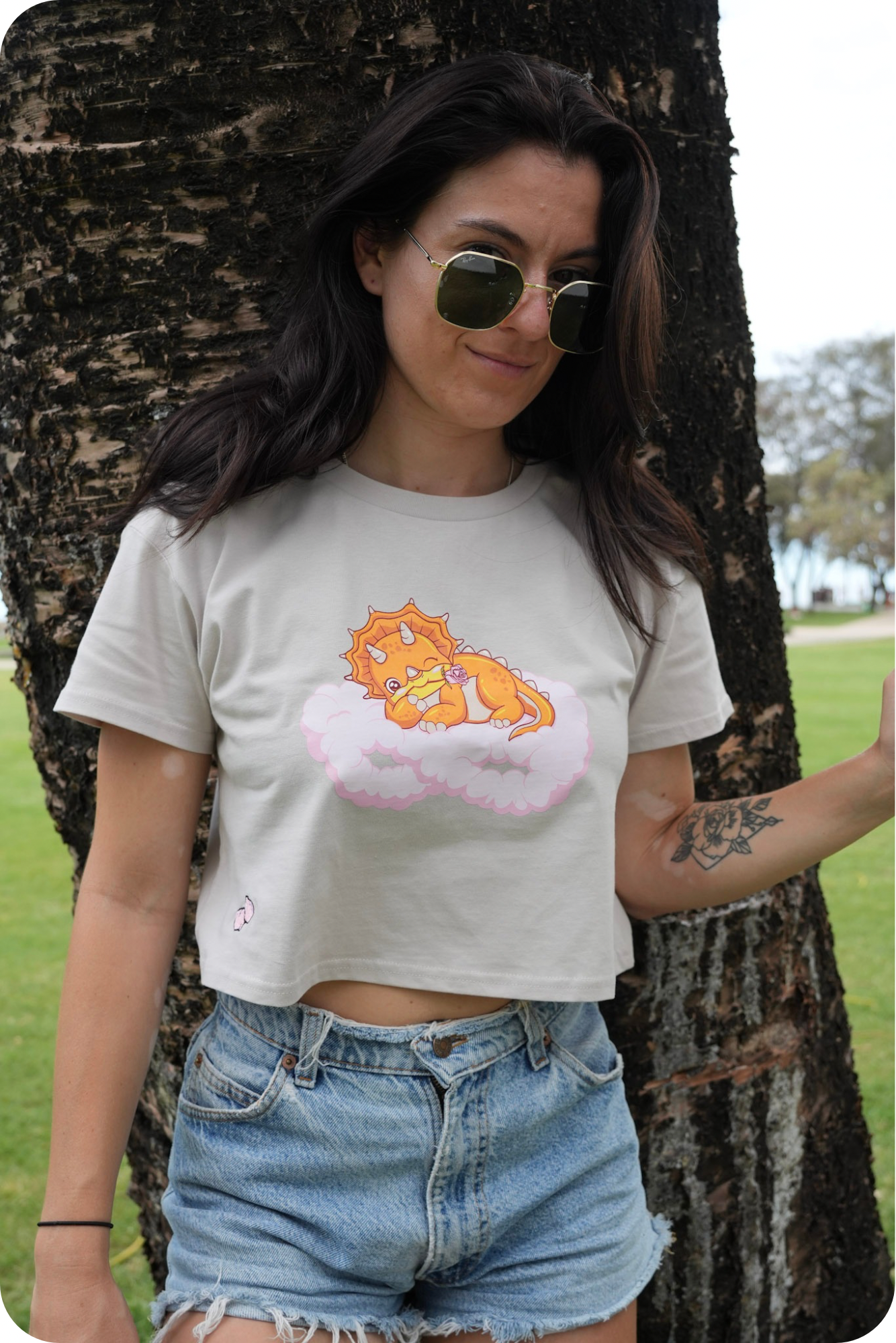 Always horny Crop Tee