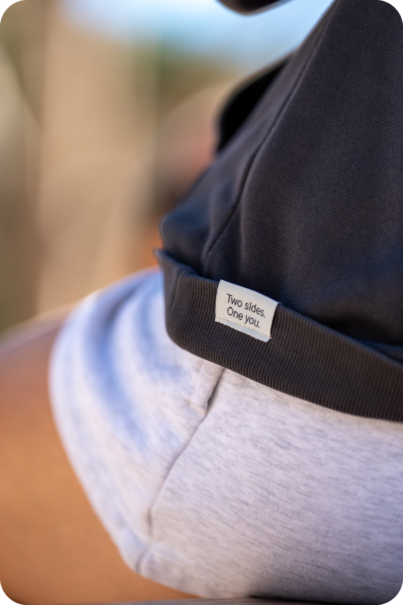 Two sides. One you. Hoodie